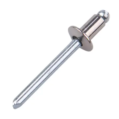 Rivet Inox 304 Chân Thép OD4.0x16mm (100 Cái)