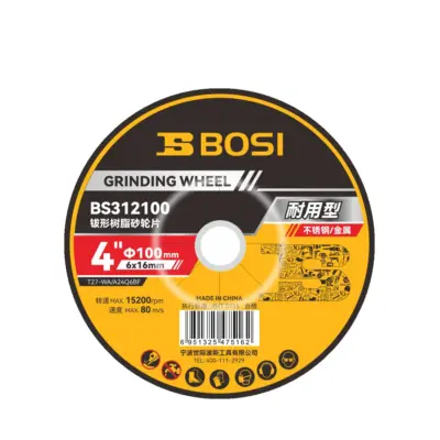 Đá Mài Màu Đen 125x6x22.23 mm Bosi BS312125