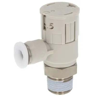 Van Tiết Lưu Khí Nén Loại Khóa Đẩy Có Hiển Thị Chỉ Số Pisco JSGC5/32-N1ALW
