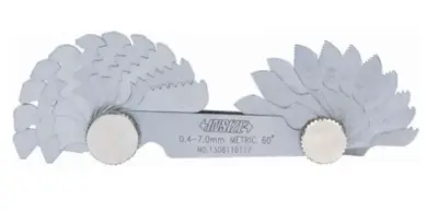 Dưỡng Đo Ren Hệ Inch 60 Độ Và Hệ Inch 60 Độ 0.4-7.0mm, 4-42TPI INSIZE 4820-552