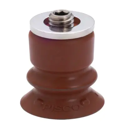 Bộ Nấm Hút Chân Không Có Vít Ren, Silicone Chứa Bột Sắt, O.D 20 mm, Pisco VP20BDMSF3-U10