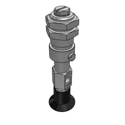 Bộ Nấm Hút Chân Không Và Giá Đỡ, Silicone Dẫn Điện, O.D 20 mm, Pisco VPD20-10LSE-M6