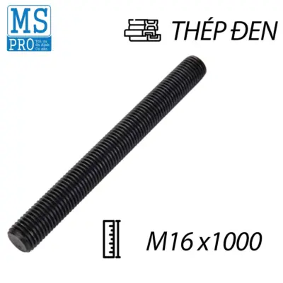 Ty Ren Thép Đen 8.8 M16x1000