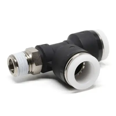 Đầu Nối Nhanh Khí Nén Dạng Chữ T Ren Ngoài Pisco PD1/2-N2U