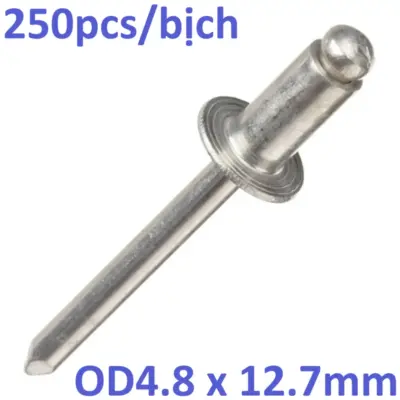 Rivet Nhôm OD4.8x12mm (250 Cái)