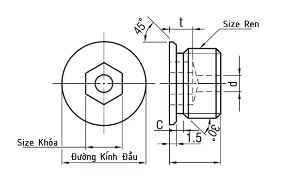 Ảnh kích thước sản phẩm