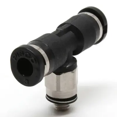 Đầu Nối Nhanh Khí Nén Dạng Chữ T Ren Ngoài Pisco PB3-M3M-C