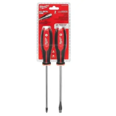 Bộ 2 Tua Vít Bằng Thép Milwaukee 48-22-2702