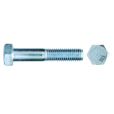 Bulong Mạ Kẽm Trắng Cr3+ 10.9 DIN931 M20x150 Ren Lửng