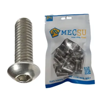 Lục Giác Chìm Mo Inox 304 ISO7380 M4x8 (50Cái/Bịch)
