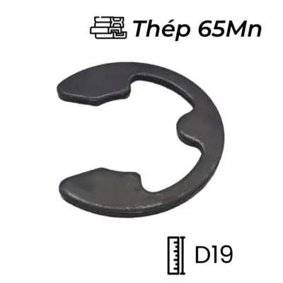 Phe Gài Trục Chữ E Thép DIN6799 D19