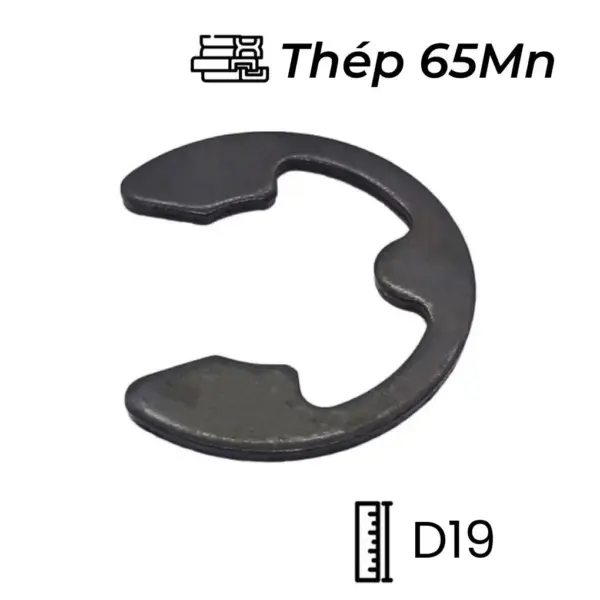 Phe Gài Trục Chữ E Thép DIN6799 D19