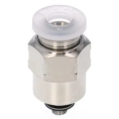 Đầu Nối Nhanh Khí Nén Dạng Thẳng Thân Lục Giác Ren Ngoài Pisco SPPC4-M5SP