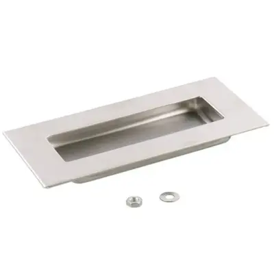 Tay Nắm Cửa Âm Inox 304 Đánh Xước L 100 mm (UWAUNS120)