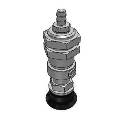 Bộ Nấm Hút Chân Không Và Giá Đỡ, Cao Su Nitrile Chịu Dầu, O.D 20 mm, Pisco VPC20-6KNH-6B