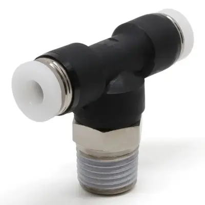 Đầu Nối Nhanh Khí Nén Dạng Chữ T Ren Ngoài Pisco PB3/16-N3UW