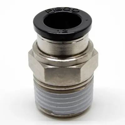 Đầu Nối Nhanh Khí Nén Dạng Thẳng Thân Lục Giác Ren Ngoài Pisco PC6-N0UW