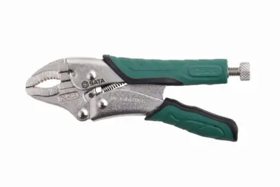 Kìm Bấm Chết Có Bao Da Mũi Cong 7in/180mm SATA 71106