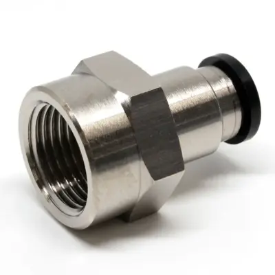 Đầu Nối Nhanh Khí Nén Thẳng Phi 8mm Ren Trong R3/8 Pisco PCF8-03