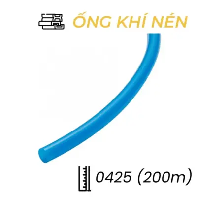Dây Hơi Khí Nén EPU Phi 4 Màu Xanh OD4 x ID2.5 mm CDC EPU 0425 (200m)