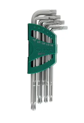 Bộ Lục Giác Đầu Bằng Chữ L Dài Sata 9 Chi Tiết 09715