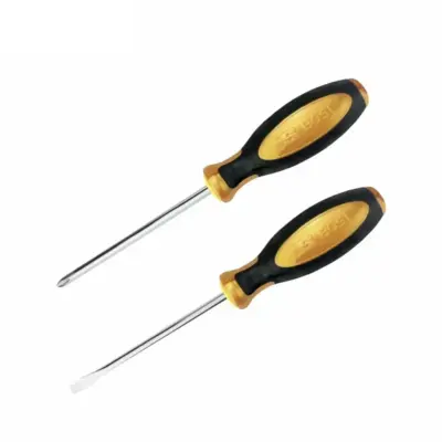 Tua Vít Dẹp Phủ Titan Vàng Kim 6×300 mm Bosi BS460126A
