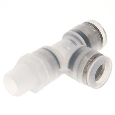 Đầu Nối Nhanh Khí Nén Dạng Chữ T Ren Ngoài Pisco SPPD12-03