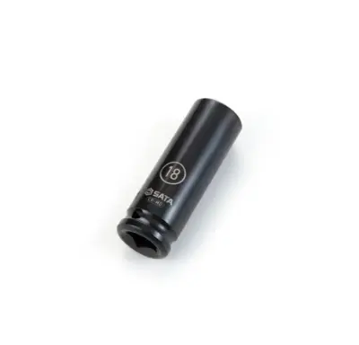 Đầu Tuýp Dài Lục Giác Đen 1/2″ 18mm Sata 34411