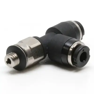 Đầu Nối Nhanh Khí Nén Dạng Chữ T Ren Ngoài Pisco PD2-M3M