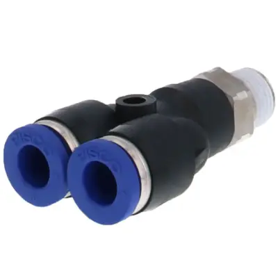Đầu Nối Nhanh Khí Nén Dạng Chữ Y Ren Ngoài Pisco PX10-04SUS