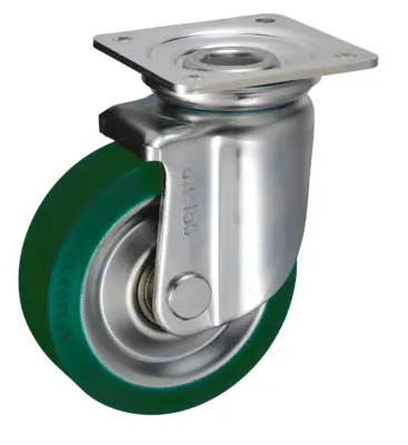 Bánh Xe Tải Nặng PU Xoay Không Phanh D150 UKAI RFJM-150
