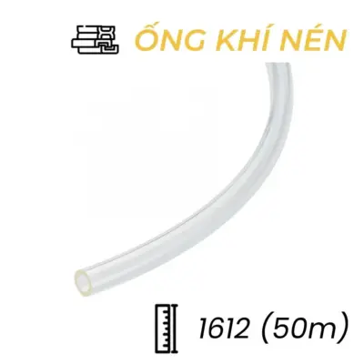 Dây Hơi Khí Nén EPU Phi 16 Màu Trong Suốt OD16 x ID12 mm CDC EPU 1612 (50m)