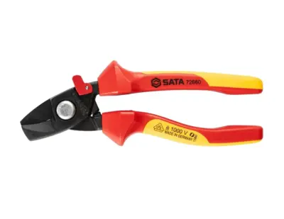 Kìm Cắt Cáp Cách Điện 7″ Sata 72660
