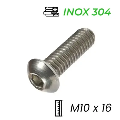 Lục Giác Chìm Mo Inox 304 ISO7380 M10x16