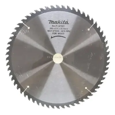 Lưỡi Cưa Gỗ Makita 255×25.4×2.6mm 60T P-67991