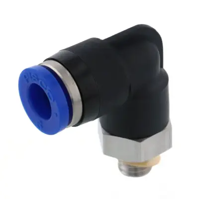 Đầu Nối Nhanh Khí Nén Dạng Cong 90° Ren Ngoài Pisco SPL6-M6