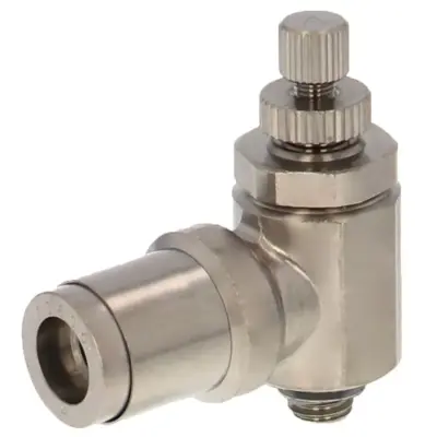 Van Tiết Lưu Khí Nén Bằng Đồng Mạ Niken Pisco KJSC4-M5A-F