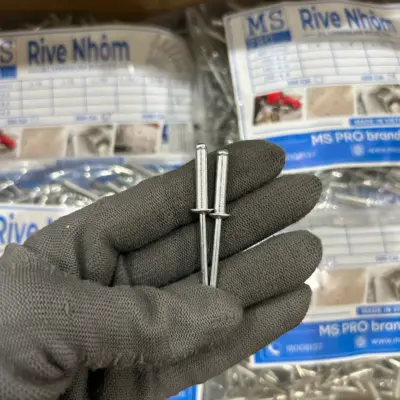 Rivet Nhôm MS-PRO OD4.0x19 mm (500 Cái)