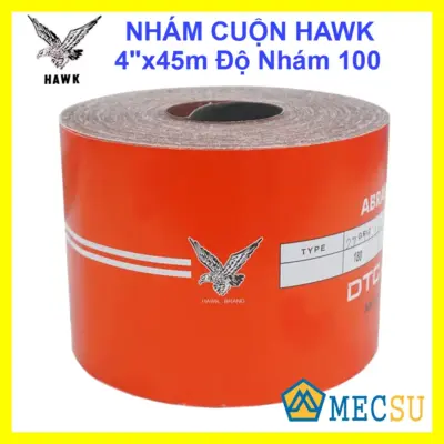 Nhám Cuộn Con Ó HAWK 4″x45m Độ Nhám 100