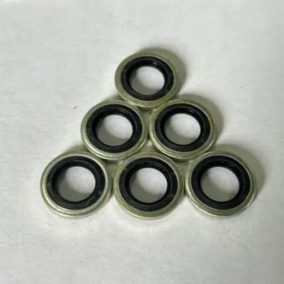 Lông Đền Dầu (Bonded Seal) Cao Su NBR D1/8″ (ID10.37xOD15.88×2.0)