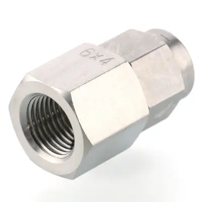 Đầu Ngạnh Nối Ống Có Đai Ốc Xiết Dạng Thẳng Thân Lục Giác Ren Trong Pisco NSCF3/8-04