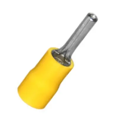 Đầu Cosse Pin Đặc Bọc Nhựa Màu Vàng 4-6mm2 KST PTV5-13