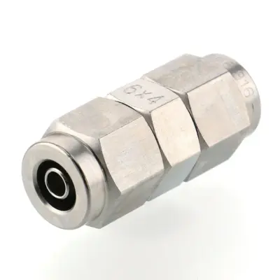 Đầu Ngạnh Nối Ống Có Đai Ốc Xiết Dạng Thẳng Thân Lục Giác Pisco NSU0425