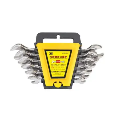 Bộ Cờ Lê 2 Đầu Miệng 6 Chi Tiết 6×7-17×19 mm Bosi BS383316