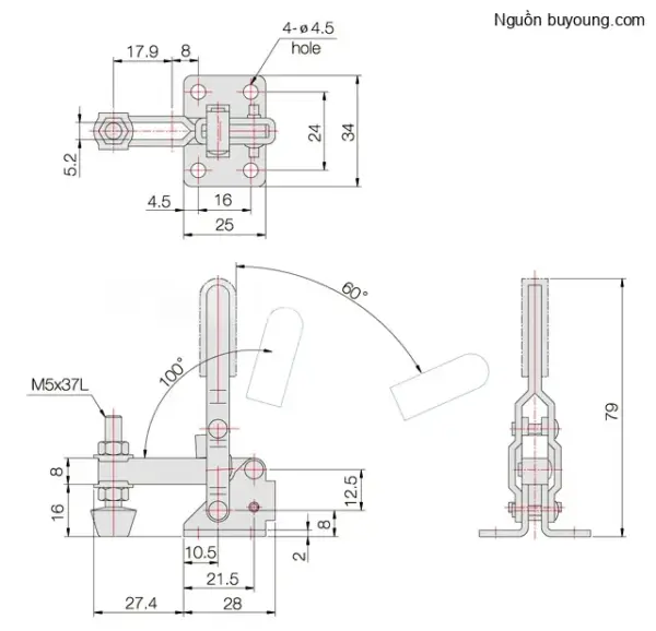 Ảnh kích thước sản phẩm