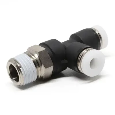 Đầu Nối Nhanh Khí Nén Dạng Chữ T Ren Ngoài Pisco PD3/16-N3U