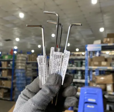 Cây Lục Giác 3 mm Chữ L Đầu Bằng Siêu Dài Sata 80307