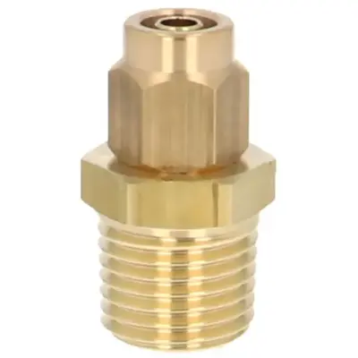 Đầu Ngạnh Nối Ống Có Đai Ốc Xiết Dạng Thẳng Thân Lục Giác Ren Ngoài Pisco NKC0850-01