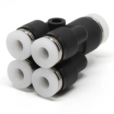 Đầu Nối Nhanh Khí Nén Chữ Y 5 Ngã Dạng Nối Giảm Pisco PRG3/16-5/32
