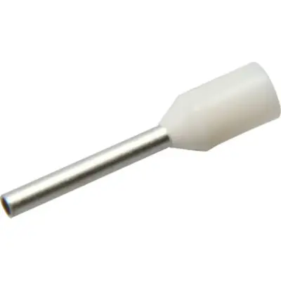 Cosse Pin Rỗng Nhựa 0.5mm Màu Trắng KST E0506-WHITE